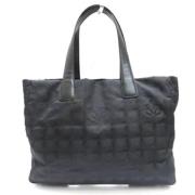 Pre-owned Leather chanel-bags Chanel Vintage , Black , Dames