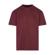 Rode Crew Neck Katoenen Trui Kiton , Red , Heren