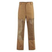 Katoenen Broek met Contrast Inzetstukken Dickies , Brown , Heren