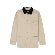 Canvas Werkjas met Moderne Details Dickies , Beige , Heren