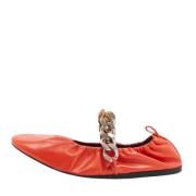 Pre-owned Fabric flats Stella McCartney Pre-owned , Orange , Dames