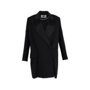 Pre-owned Wool outerwear Fendi Vintage , Black , Dames