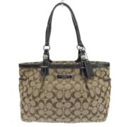 Pre-owned Canvas shoulder-bags Coach Pre-owned , Brown , Dames