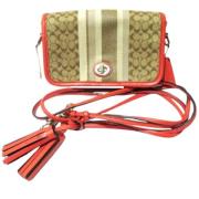 Pre-owned Canvas shoulder-bags Coach Pre-owned , Brown , Dames