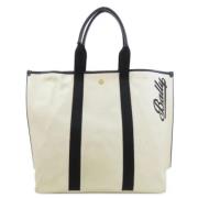 Pre-owned Canvas handbags Bally Pre-owned , White , Dames