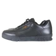 Pre-owned Leather sneakers Louis Vuitton Vintage , Black , Dames