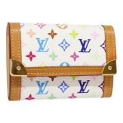 Pre-owned Canvas wallets Louis Vuitton Vintage , Multicolor , Dames