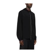 Zwarte Wollen Hoodie 4G Metaal Givenchy , Black , Heren