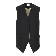 Stijlvolle Gilet Vest Alysi , Black , Dames