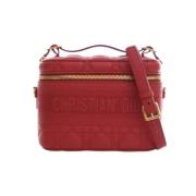 Pre-owned Leather dior-bags Dior Vintage , Red , Dames