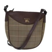 Pre-owned Canvas shoulder-bags Burberry Vintage , Brown , Dames