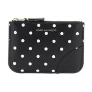 Leren tas met polka dot-patroon Comme des Garçons , Black , Unisex