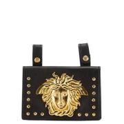 Pre-owned Leather pouches Versace Pre-owned , Black , Dames