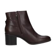 Ademende Klassieke Stijl Dames Enkellaars Geox , Brown , Dames