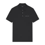 Geborduurd Poloshirt Lyle & Scott , Black , Heren