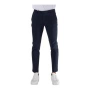 Stretch Chino Broek Briglia , Blue , Heren