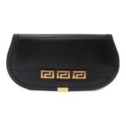 Pre-owned Leather handbags Versace Pre-owned , Black , Dames