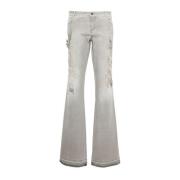 Denim Skinny Jeans Ermanno Scervino , Gray , Dames