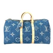 Pre-owned Denim louis-vuitton-bags Louis Vuitton Vintage , Blue , Dame...