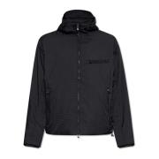 Gewatteerde jas met capuchon Emporio Armani , Black , Heren