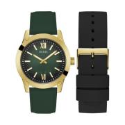 Herenhorloge Box Set Crescent groen, goud Gw0630G2 Guess , Multicolor ...