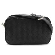 Pre-owned Leather shoulder-bags Bottega Veneta Vintage , Black , Dames