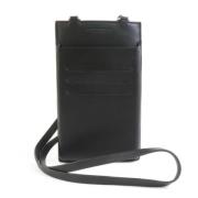 Pre-owned Leather pouches Bottega Veneta Vintage , Black , Heren