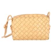 Pre-owned Leather crossbody-bags Bottega Veneta Vintage , Yellow , Dam...