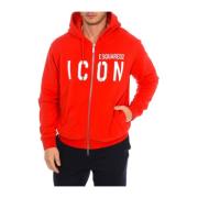 Hoodies Dsquared2 , Red , Heren