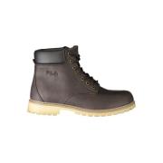 Bruine Polyester Laarzen Fila , Brown , Heren