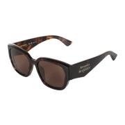 Havana Brown Zonnebril Am0468S Alexander McQueen , Brown , Dames