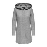 Stijlvolle Jas voor Mannen en Vrouwen Only , Gray , Dames