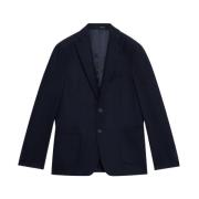 Blazer van Maagdelijke Wollen Mix Brooks Brothers , Blue , Heren