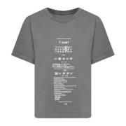 Grijze T-shirts & Polo's voor vrouwen MM6 Maison Margiela , Gray , Dam...