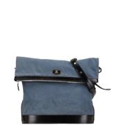 Pre-owned Leather celine-bags Celine Vintage , Blue , Dames