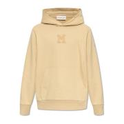 Sweatshirt met logo Moncler , Beige , Heren