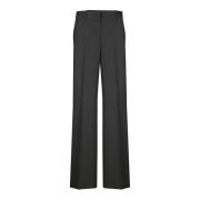 Chique Zwarte Broek Dameskleding Msgm , Black , Dames