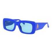 Marfa Zonnebril voor een stijlvolle look The Attico , Blue , Dames