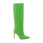 Groene Elegante Enkellaarzen voor Vrouwen Paris Texas , Green , Dames