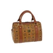 Pre-owned Leather handbags MCM Pre-owned , Brown , Dames