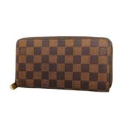 Pre-owned Canvas wallets Louis Vuitton Vintage , Brown , Dames