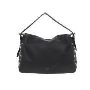 Pre-owned Leather handbags MCM Pre-owned , Black , Dames