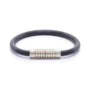 Pre-owned Metal bracelets Louis Vuitton Vintage , Black , Dames