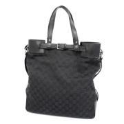 Pre-owned Canvas gucci-bags Gucci Vintage , Black , Dames