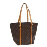 Pre-owned Canvas shoulder-bags Louis Vuitton Vintage , Brown , Dames