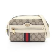 Pre-owned Leather gucci-bags Gucci Vintage , Beige , Dames