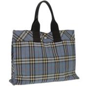 Pre-owned Nylon handbags Burberry Vintage , Blue , Dames