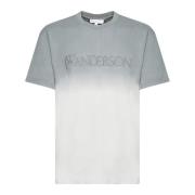 Grijze T-shirt met gradiënteffect JW Anderson , Gray , Heren