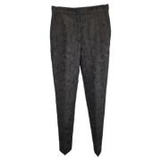 Pre-owned Polyester bottoms Dolce & Gabbana Pre-owned , Black , Dames