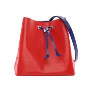 Pre-owned Leather louis-vuitton-bags Louis Vuitton Vintage , Red , Dam...